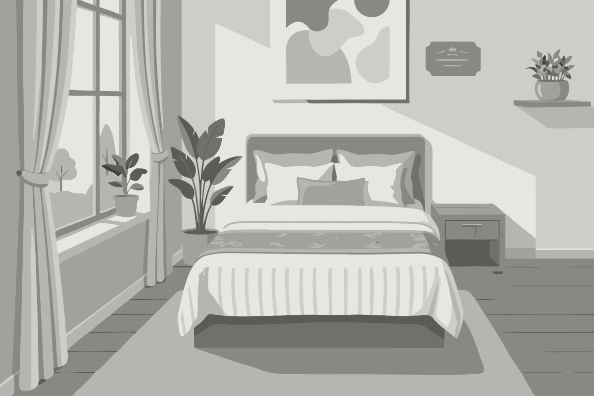 Suite Lit Queen-Size avec Accès au Salon